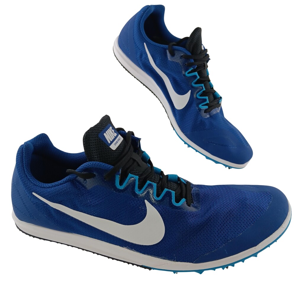 Nike Zoom Rival D 9 Track Spikes Shoes Mens Size 10.5 Blue Racing 907566-400
